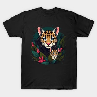 Ocelot Fathers Day T-Shirt